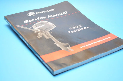 MERCURY FACTORY SERVICE MANUAL OEM 90-8M0065421 2.5/3.5 FOURSTROKE OUTBOARD 2012 - Very Good