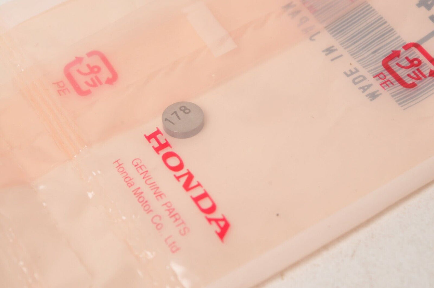 Genuine Honda Shim,Tappet 14924-KT7-013 1.775 - CRF250R VFR750 CB400F CBR1000RR+