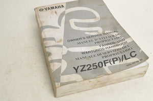Yamaha Owner's Service Manual - YZ250F 2002 English French Ger Ita 5SG-28199-30