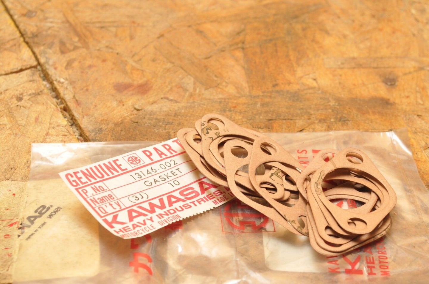 NOS Kawasaki 13146-002 NEUTRAL SWITCH GASKETS 15pcs (FIFTEEN) LOT - Like New