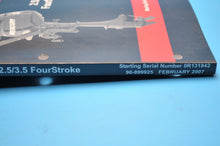 Load image into Gallery viewer, MERCURY FACTORY SERVICE MANUAL OEM 90-899925 2.5/3.5 FOURSTROKE OUTBOARD MOTOR - Very Good