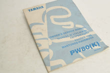 Load image into Gallery viewer, Yamaha Owner&#39;s Service Manual - PW80(K) 1998 English French German 3RV-28199-87