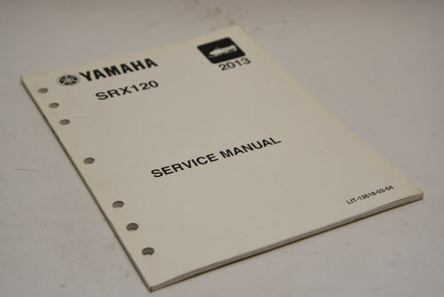 OEM Yamaha Snowmobile Service Shop Manual LIT-12618-03-04 SRX120 2013 13 - Very Good
