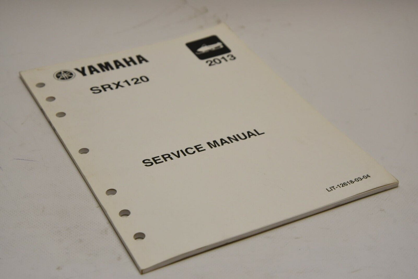 OEM Yamaha Snowmobile Service Shop Manual LIT-12618-03-04 SRX120 2013 13 - Very Good