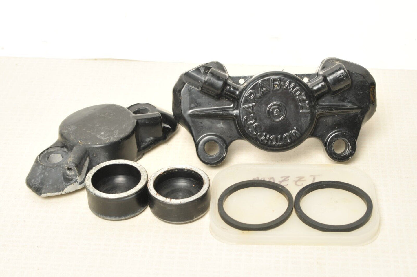 Ducati 750 GT Sport Front Scarab MOZZI Brake Caliper w/new seals needs finishing - Very Good