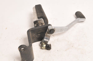Used Yamaha LH Footpeg w/bracket and shift pedal XV1100 V-Star | 5EL-27410-00 - Very Good