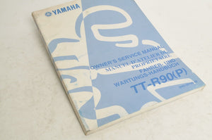 Yamaha Owner's Service Manual - TT-R90 2002 English French German 5HN-28199-82
