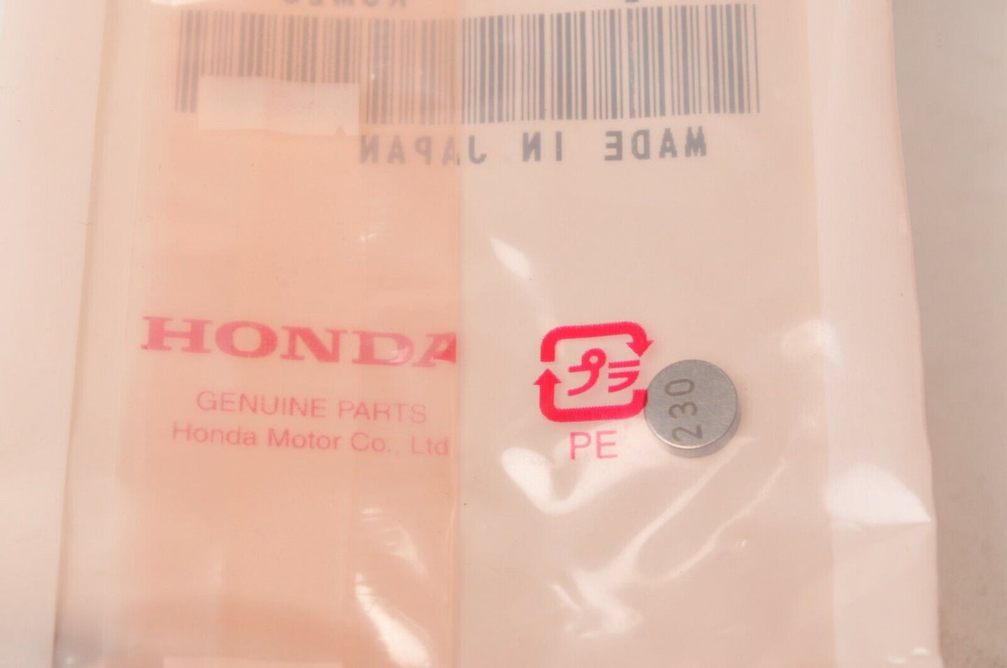 Genuine Honda Shim,Tappet 14945-KT7-013 2.300 - CRF250R VFR750 CB400F CBR1000RR+