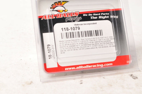 All Balls 18-1012 Master Cylinder Rebuild Kit Yamaha Honda Motorcycle ATV  - Like New