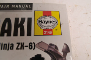 Haynes Owners Workshop Manual: Kawasaki ZZR600 Ninja ZX-6 90-06  |  2146 - Very Good