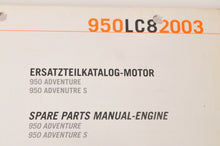 Load image into Gallery viewer, Genuine Factory KTM Spare Parts Manual Engine 950 LC8 2003 03 | 3208107 - Very Good