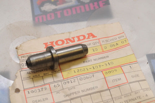 NEW NOS OEM HONDA 12021-107-310 VALVE GUIDE, IN, INLET, INTAKE XL100 CT125 SL TL - Like New
