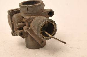 Used Motorcycle Carb Carburetor - Mikuni - ISO Round Slide Body incomplete -02 - Salvage