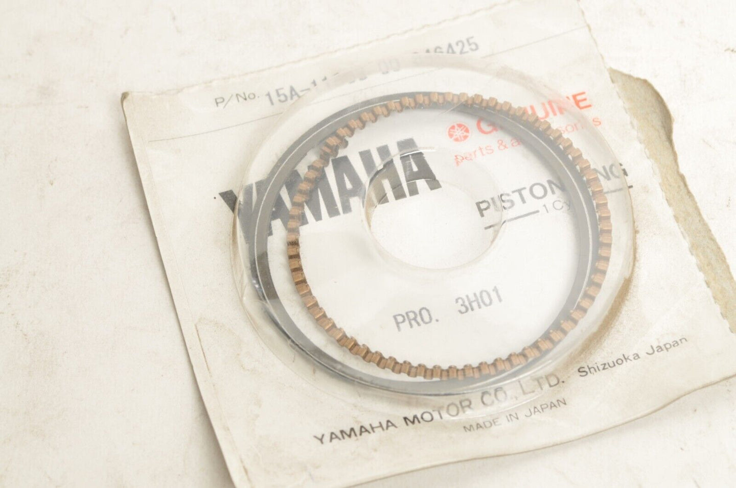 Genuine Yamaha Piston Ring Set STD BW200 TW200 YTM YFM 200 ++  |  15A-11603-00