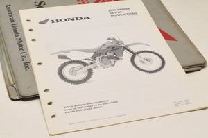 2004 XR650R XR650 R GENUINE Honda Factory SETUP INSTRUCTIONS PDI MANUAL S0205 - Very Good