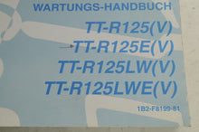 Load image into Gallery viewer, Yamaha Owner&#39;s Service Manual - TTR125 V 2006 English French German 1B2-F8199-81