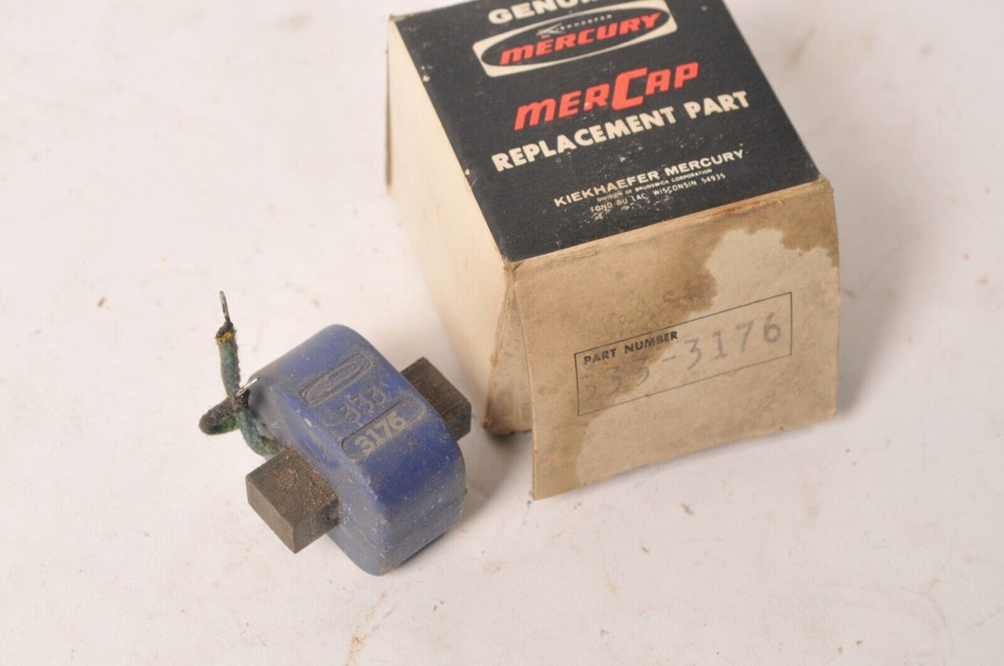 Mercury MerCruiser Quicksilver Blue Coil ignition 50HP 65HP motors  | 333-3176 - Like New