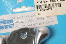 Load image into Gallery viewer, Lever Set , Silver Chrome Wide Blade - fits Yamaha  Motovan | 09-4079