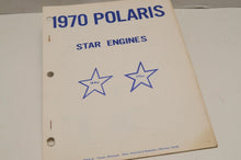 Load image into Gallery viewer, Vintage Polaris Parts Manual 1970 Star Engines 164 175cc Snowmobile Genuine OEM - Very Good