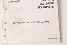 Load image into Gallery viewer, Yamaha Supplementary Service Manual - Repair Maintenance Shop | RX10 Apex 2013 - Very Good