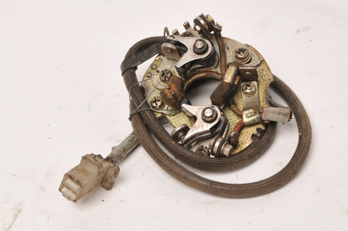 Genuine Yamaha 371-81620-10-00 Ignition Breaker Points Base Plate Assy.,XS500 TX - Very Good