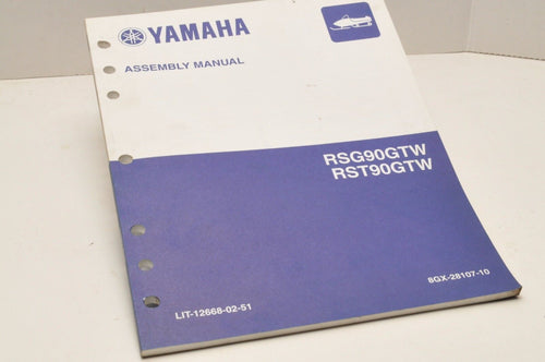 Genuine Yamaha FACTORY ASSEMBLY SETUP MANUAL RAGE GT 2007 LIT-12668-02-51 - Very Good
