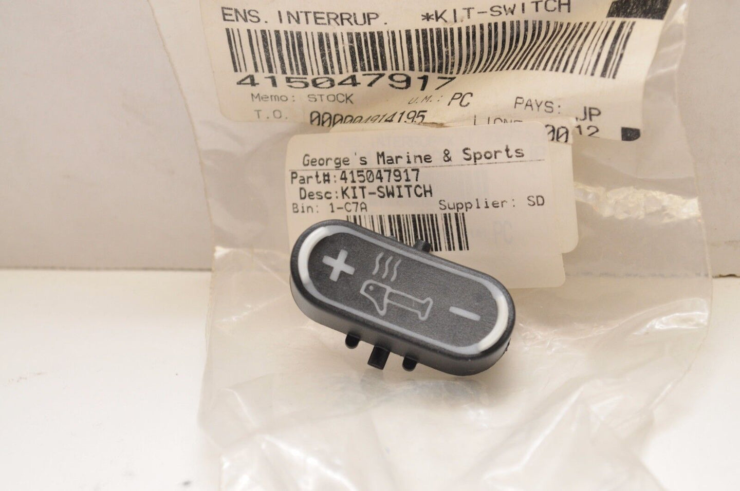 NOS OEM SKIDOO 415047917 SWITCH KIT 1997-2001 GRAND TOURING MACH Z ++ - Like New