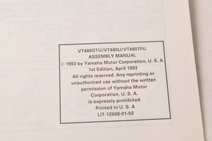 Genuine Yamaha Factory Assembly Manual 1994 94 Venture 480 | VT480 VT480U - Very Good