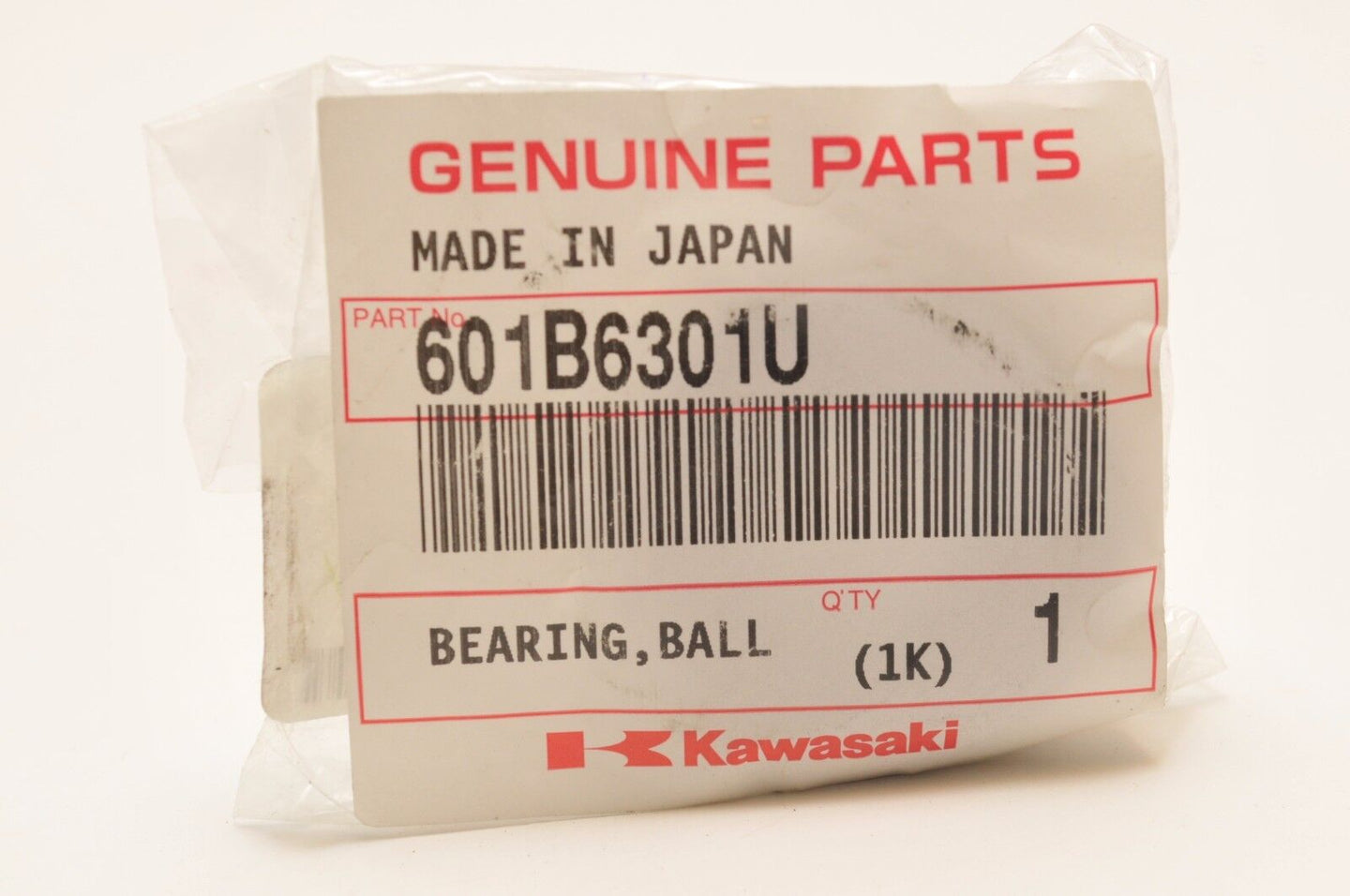 NEW NOS KAWASAKI 601B6301U BALL BEARING REAR HUB 1974-NEW KX125 KE100 KLX110L++ - Like New