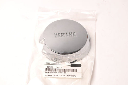 Genuine Yamaha Cover,Crankcase cap Chrome Road Star 1600 1700    |  4WM-15427-00
