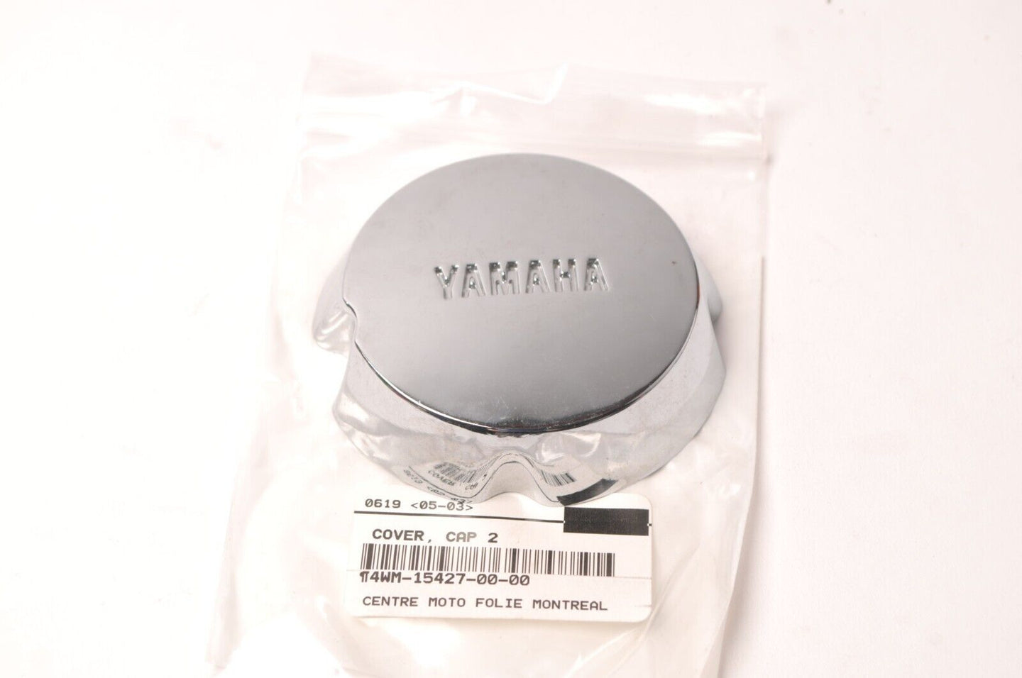 Genuine Yamaha Cover,Crankcase cap Chrome Road Star 1600 1700    |  4WM-15427-00