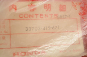 GENUINE NOS HONDA 33702-415-671 TAIL LIGHT TAILLIGHT LENS CX500 1978-1981 ++ - Like New