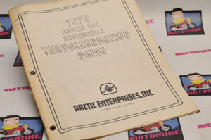 Genuine ARCTIC CAT Factory Service TROUBLESHOOTING GUIDE 1979  0153-313 - Very Good