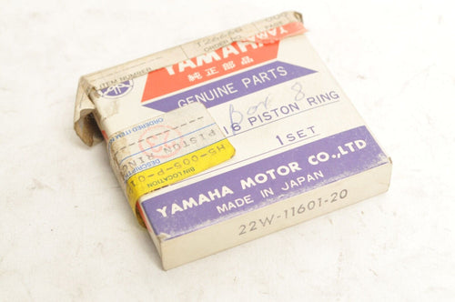Genuine Yamaha Piston Ring Set 2nd O/S 0.50mm oversize YZ80 83  |  22W-11601-20