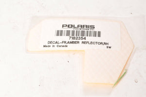 Genuine Polaris 7182354 Decal,Reflector Amber RH Right RZR XP 900 1000 ++