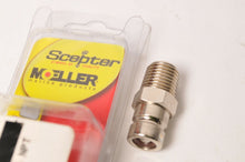 Load image into Gallery viewer, Moeller Scepter Fuel Line Connector Fitting up to 90HP 1/4 | 05784 - Motomike Canada