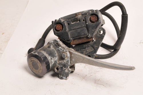 Used Front Brake Caliper and Master Cylinder fits Honda CB400Tii CB400A 1978 79 - Salvage