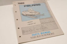Load image into Gallery viewer, Vintage Polaris Parts Manual 9911545 - 1989 Sport/GT Snowmobile Genuine OEM