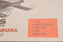 Load image into Gallery viewer, Vintage Polaris Parts Manual 9911413 - 1988 400 650 SKS Snowmobile Genuine OEM - Very Good