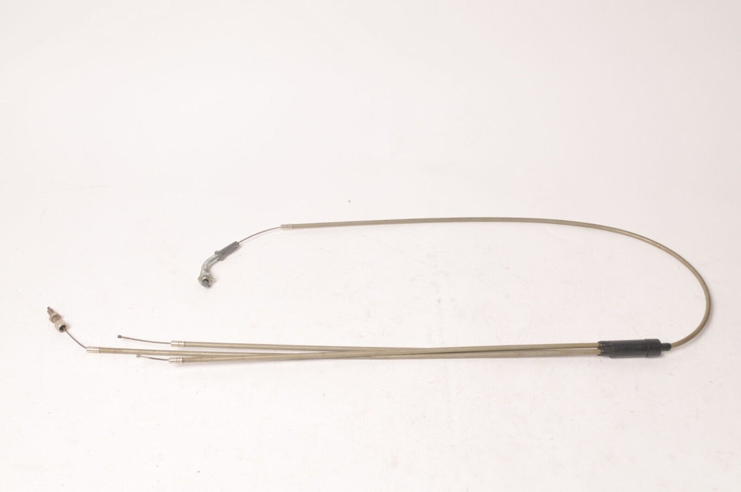 Used Vintage TSK ASA Throttle Cable assembly silver  - Very Good