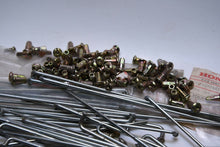 Load image into Gallery viewer, Honda OEM NOS Spoke LOT of 100 Spokes, plus nipples, Mixed and Unsorted for Shop - Like New