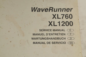 Yamaha Service Shop Manual - WaveRunner XL760 XL1200   En/Fr/De/Es  |  460044
