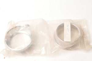 Chrome Speedo Tach Gauge Rings Surrounds for Kawasaki KZ650 750 900 1000