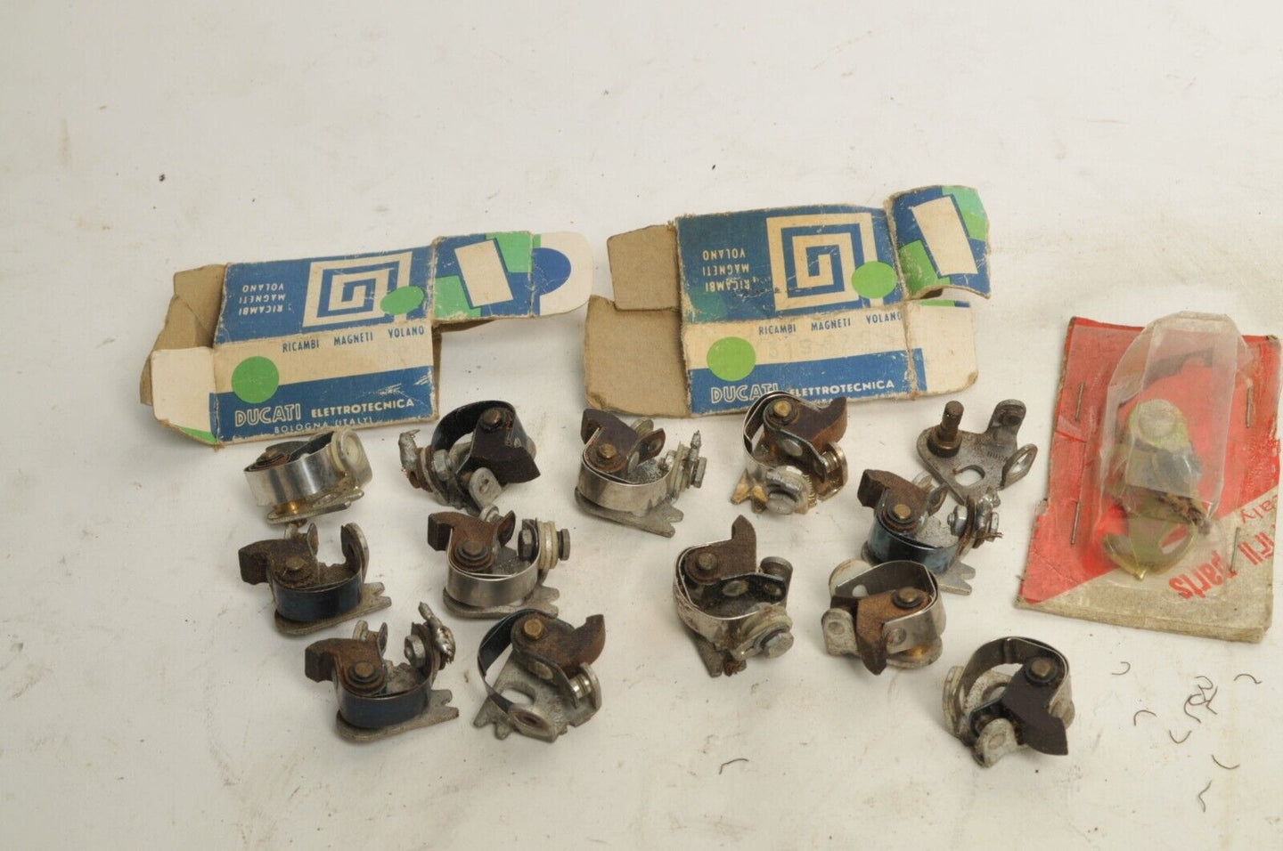 Ducati 750 Sport SS GT Bevel Round Case Breaker Point Lot Points  | VARIOUS - Very Good