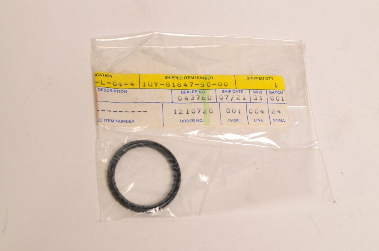 Genuine Yamaha O-Ring  |  1UY-81847-50