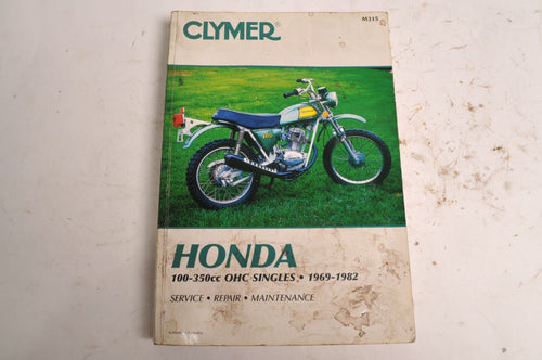 Clymer Owners Workshop Manual: Honda 100cc-350cc OHC Singles 1969-1982 | M315 - Very Good