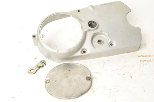 Genuine Yamaha JT1 JT2 Left Side Cover *Broken TAB* 1971-72 |  257-18101-03-00 - Very Good