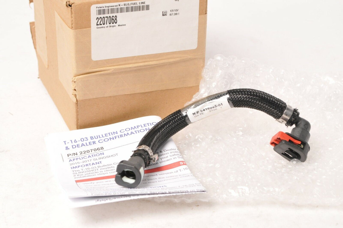 Genuine Polaris 2207068 Fuel Line Hose - 2015-2017 Slingshot