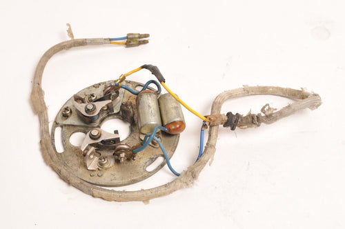Genuine Honda points plate w/condensors CB400F CB350F | 30200-333-004 - Very Good