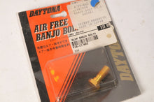 Load image into Gallery viewer, Shindy Aluminum Banjo Bolt Gold Anodized Daytona fits Suzuki Pre-2002  | 17-602
